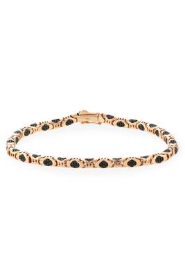 14 Ayar Altın Mavi Taşlı Erkek Bileklik - Diva