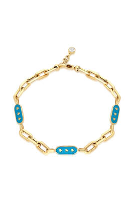 14 Ayar Altın Mineli Bileklik - Diva