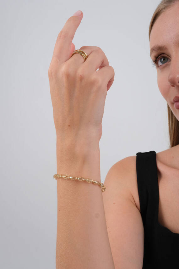 14 Ayar İtalyan Bileklik - 3