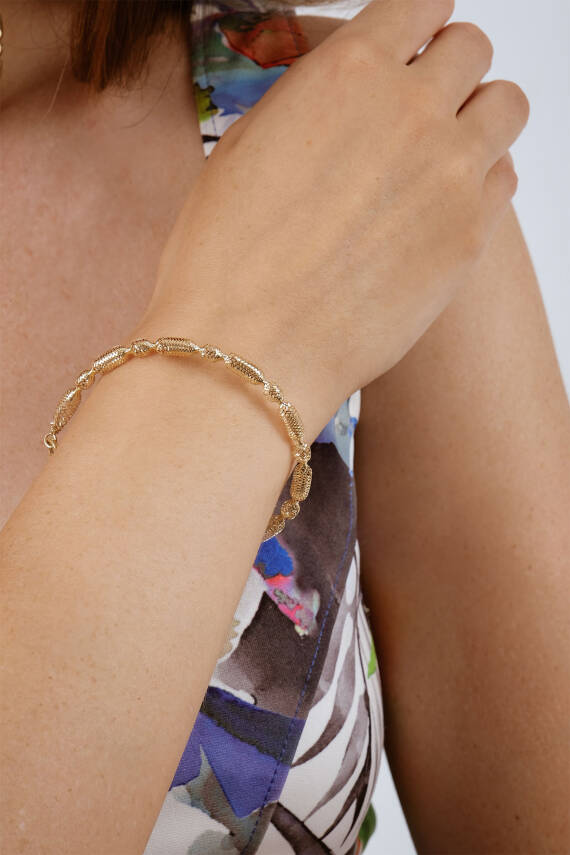 14 Ayar İtalyan Bileklik - 3