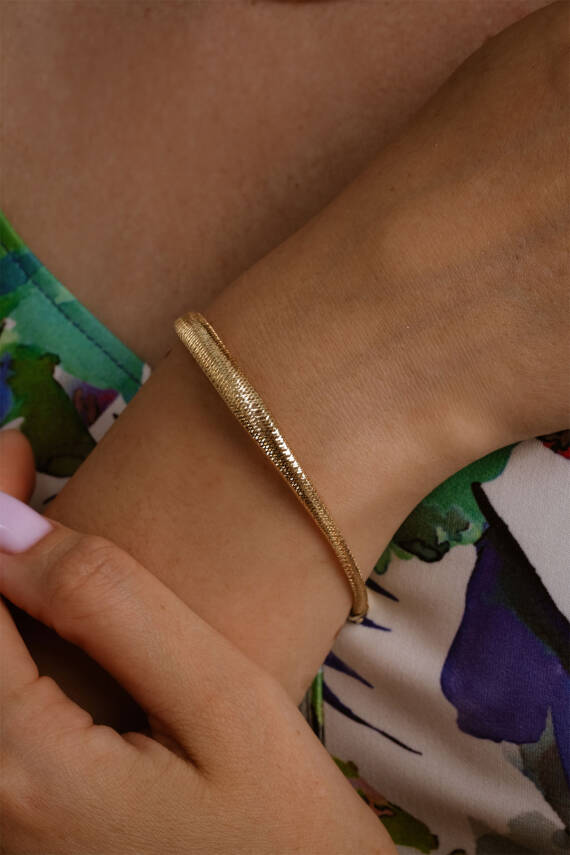 14 Ayar İtalyan Bileklik - 3