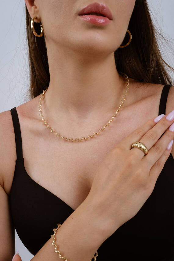 14 Ayar İtalyan Kolye - 4