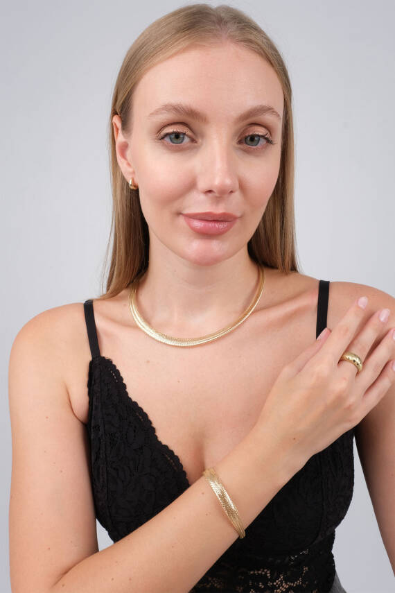 14 Ayar İtalyan Kolye - 4